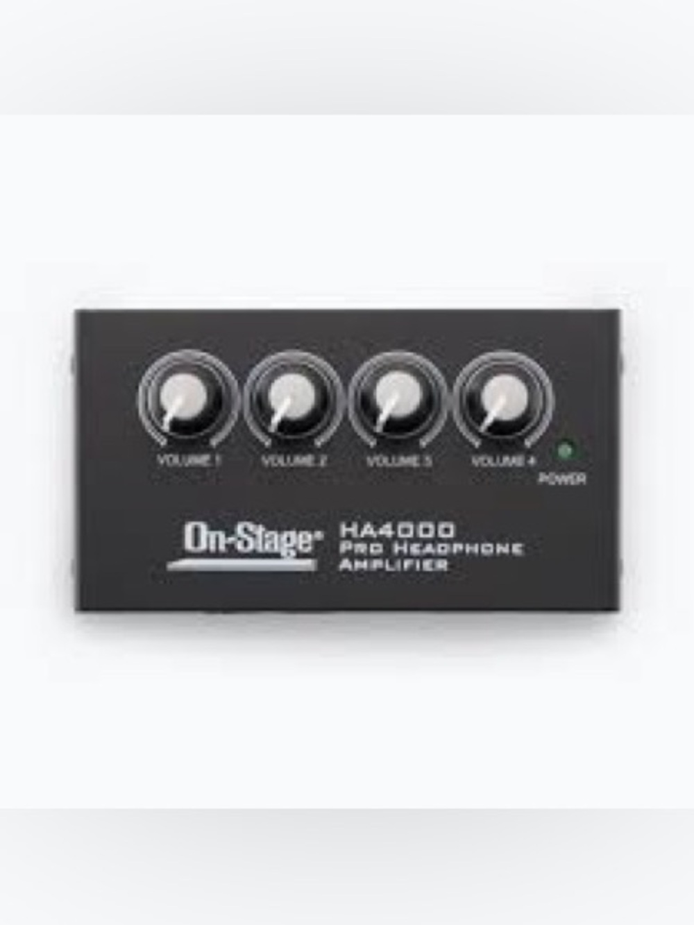 On-Stage HA4000 4-Channel Pro Headphone Amplifier